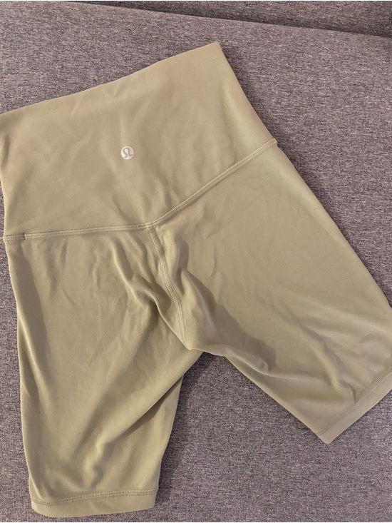 lululemon athletica Pants - lululemon rosemary Green High-Waist Bike Shorts 6”